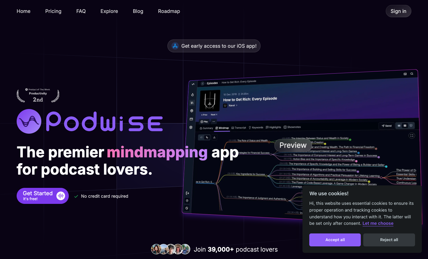 podwise---podcast-knowledge-at-10x-speed.png Website Screenshot